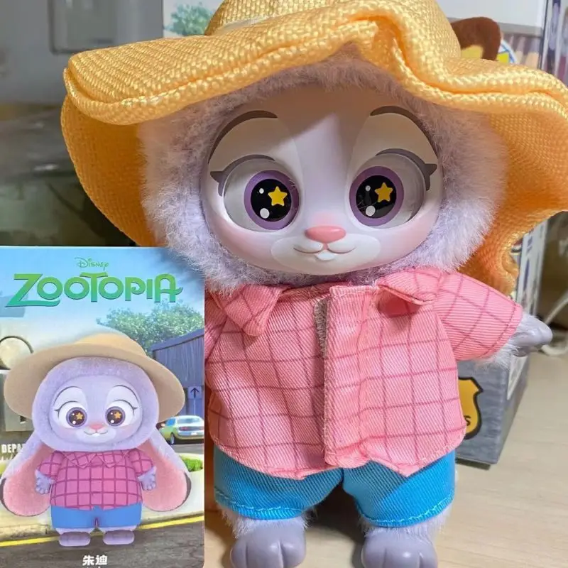 

Набор виниловых фигурок Ник и Джуди из Зоотопии в слепой коробке, модная игрушка, милый брелок для рюкзака, украшение, детский подарок на Пасху и день рождения