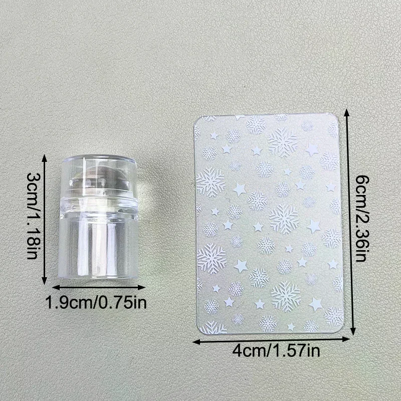 Löschbare Mini Kleine Single Head Silikon Dichtung Nagel Stahl Platte Transfer Werkzeug Stempeln Gelee Mit Schaber Französisch Spitze Nagel Stamper