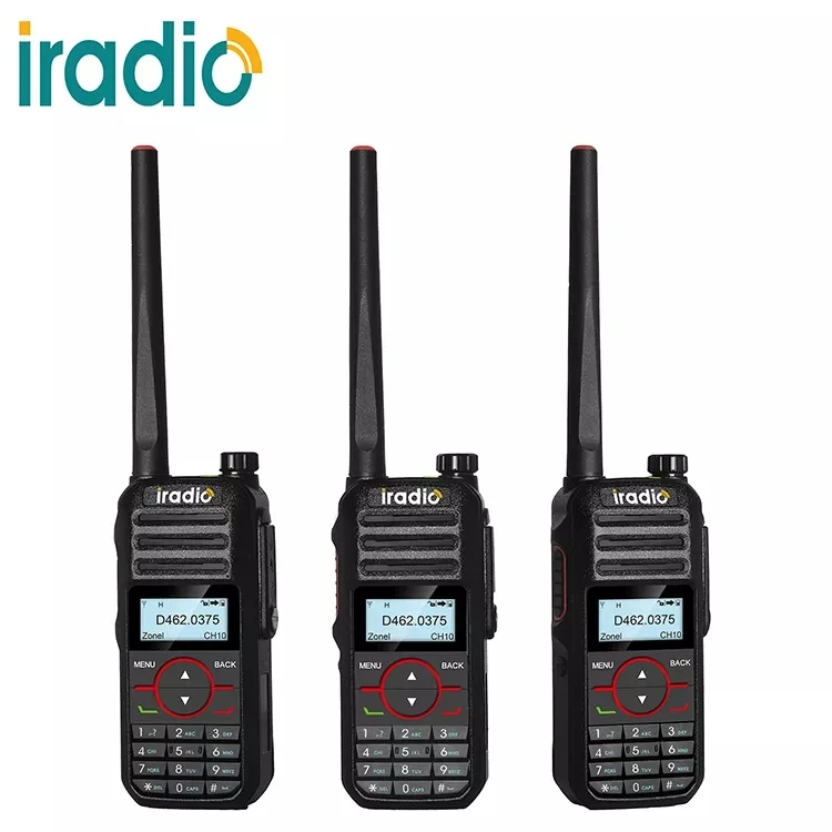 

Рация Iradio Ham walkie talkie, Новое поступление, Двухдиапазонная портативная двухсторонняя рация дальнего действия, 2800 мАч, литий-ионная батарея