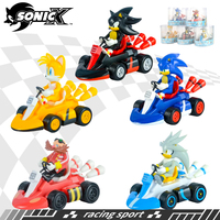 Sonic the Hedgehog Toy Car Kids Gift Birthday Gift Collection Decoration Desktop Decoration