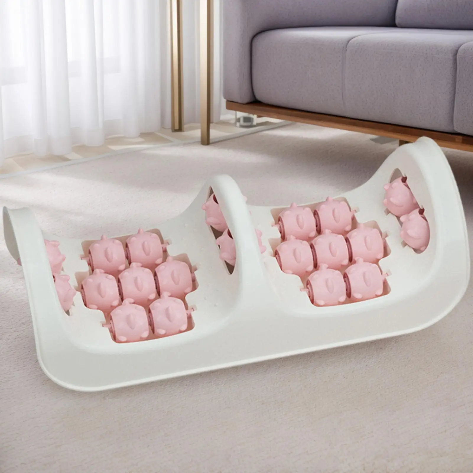 مدلك قدم الأسطوانة مدلك قدم أداة العضلات الأسطوانة المحمولة لتخفيف الضغط الساق الصحة سبا يوم أمي أبي المسنين الرعاية المنزل #1