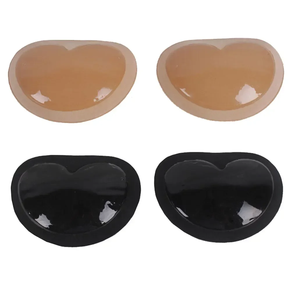 

2pcs Silicone Bra Inserts Breast Pads Sticky Push-up Women Bra Cup Thicker Nipple Cover Patch Bikini Inserts for Swimsuit