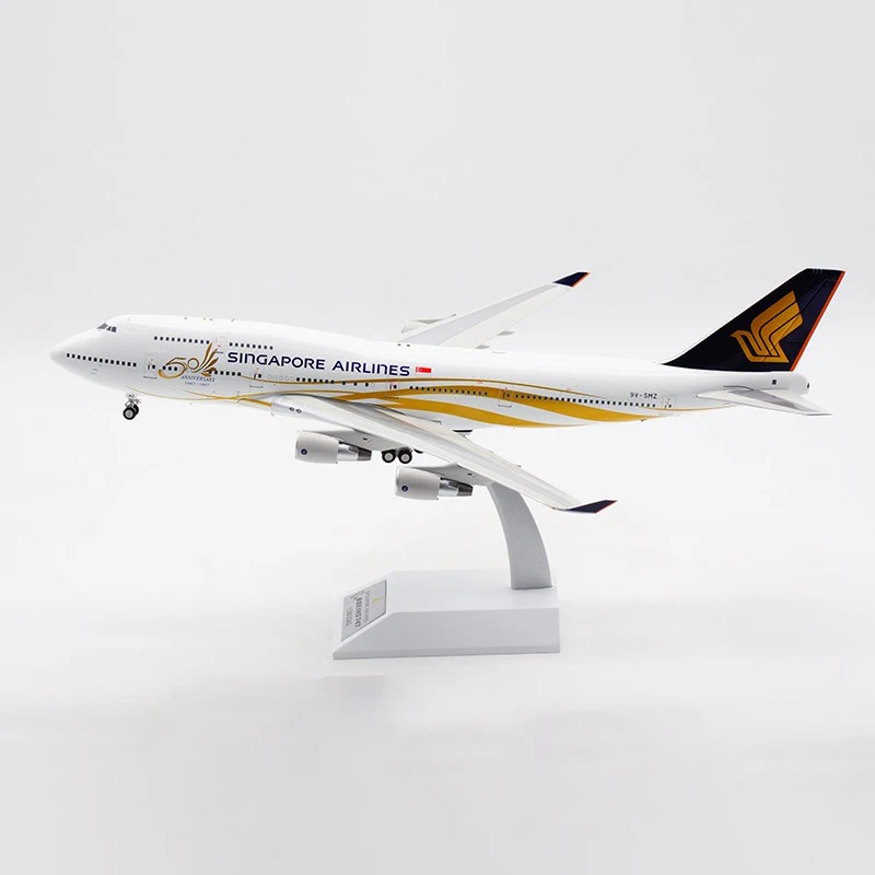 

1/200 Scale B-Models Singapore Airlines B747-400 9V-SMZ Alloy Die Cast Passenger Aircraft Collection Toy Gift