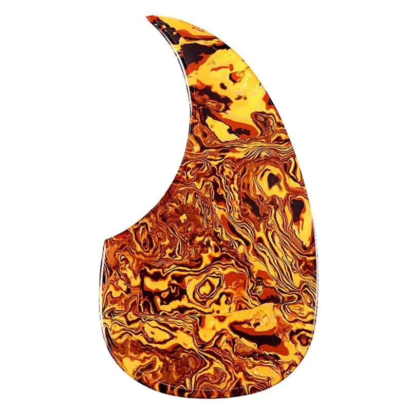 NALFI-For Acoustic Guitar Replacement Pickguard Guitar Pick Guard Scratch Plate Thickening Self-Adhesive Design