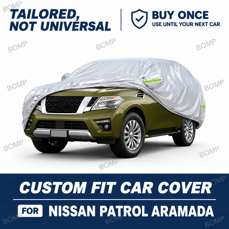 For Nissan Patrol Armada Y60-Y63 Custom Fit Car Cover Outdoor Protection Dustproof Waterproof All Weather Protection Cover