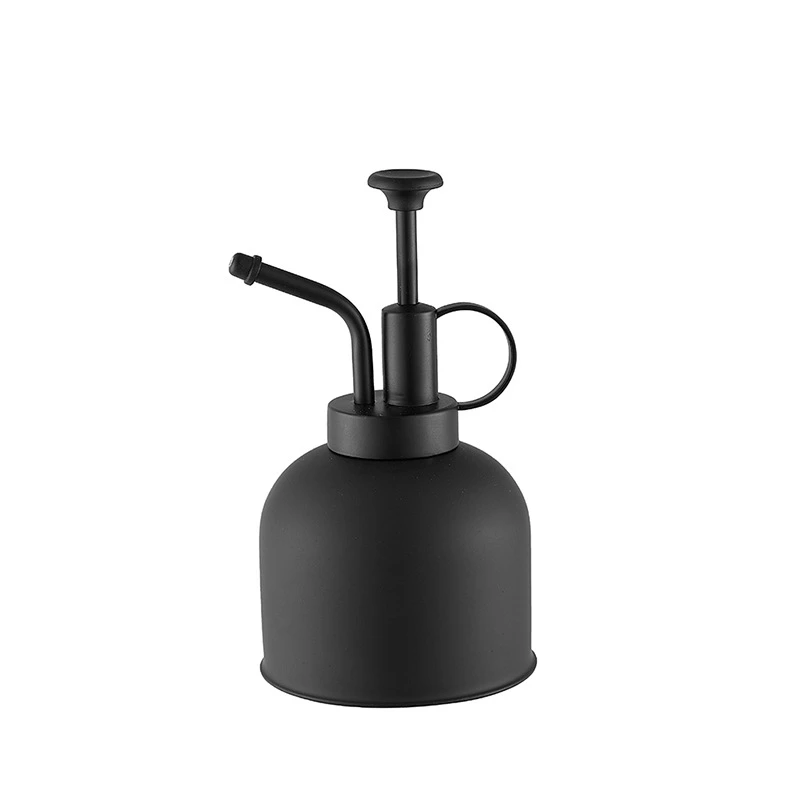 

Stainless Steel Flower Watering Kettle Spray Kettle Retro Spray Kettle Outdoor Indoor Garden Watering Bottle Durable Black