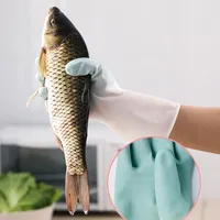 1Pair Silicone Dish Washing Sponge Rubber Cleaning Gloves Dishwashing Scrubber Cleaning Tools