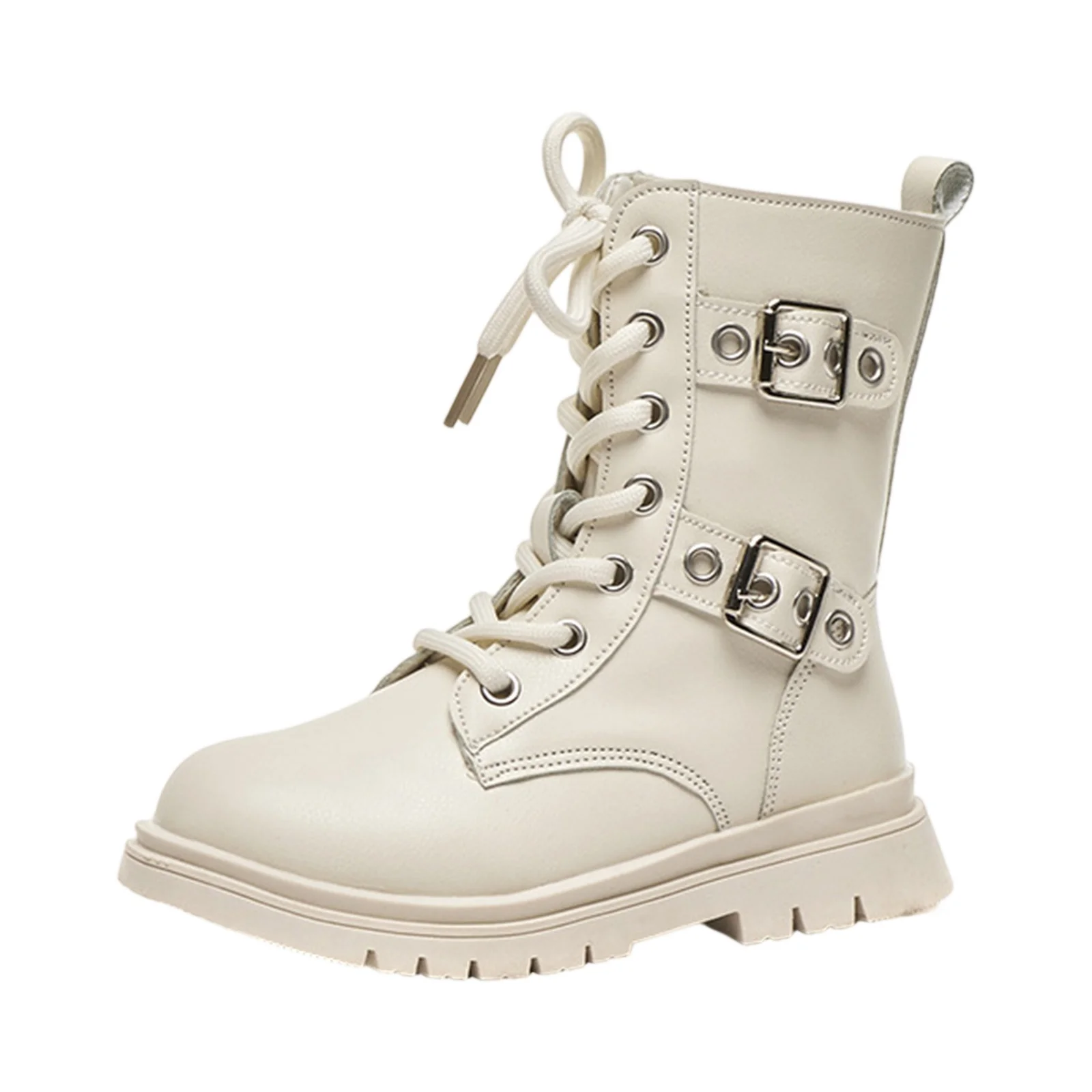 

Горячая новинка: модные повседневные ботинки для девочек с круглым носком и пряжкой, осенне-зимние, на утолщенной подошве, для комфортной ходьбы