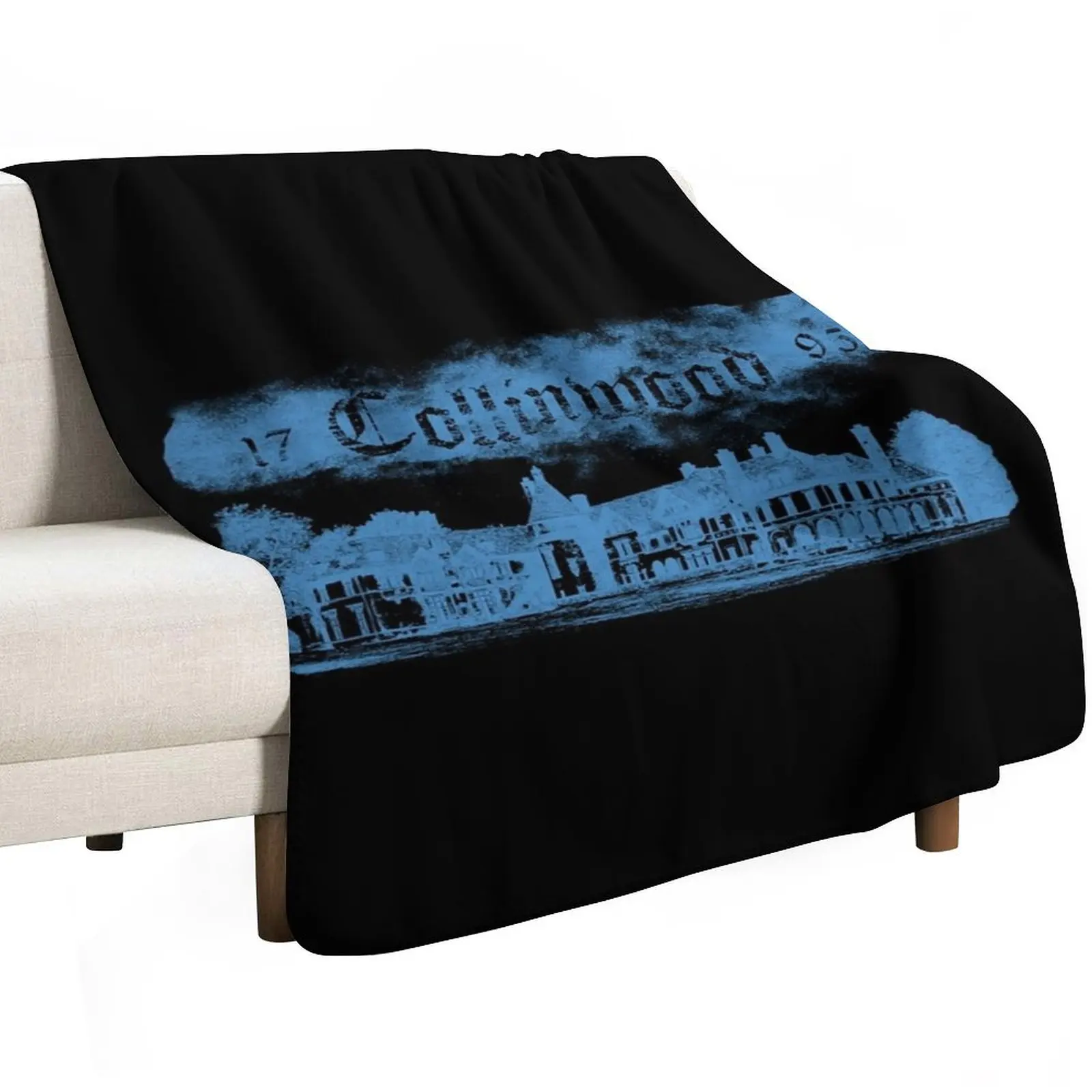 Collinwood Mansion from Dark Shadows Throw Blanket Cozy Throw Blanket for Bed Sofa Chair