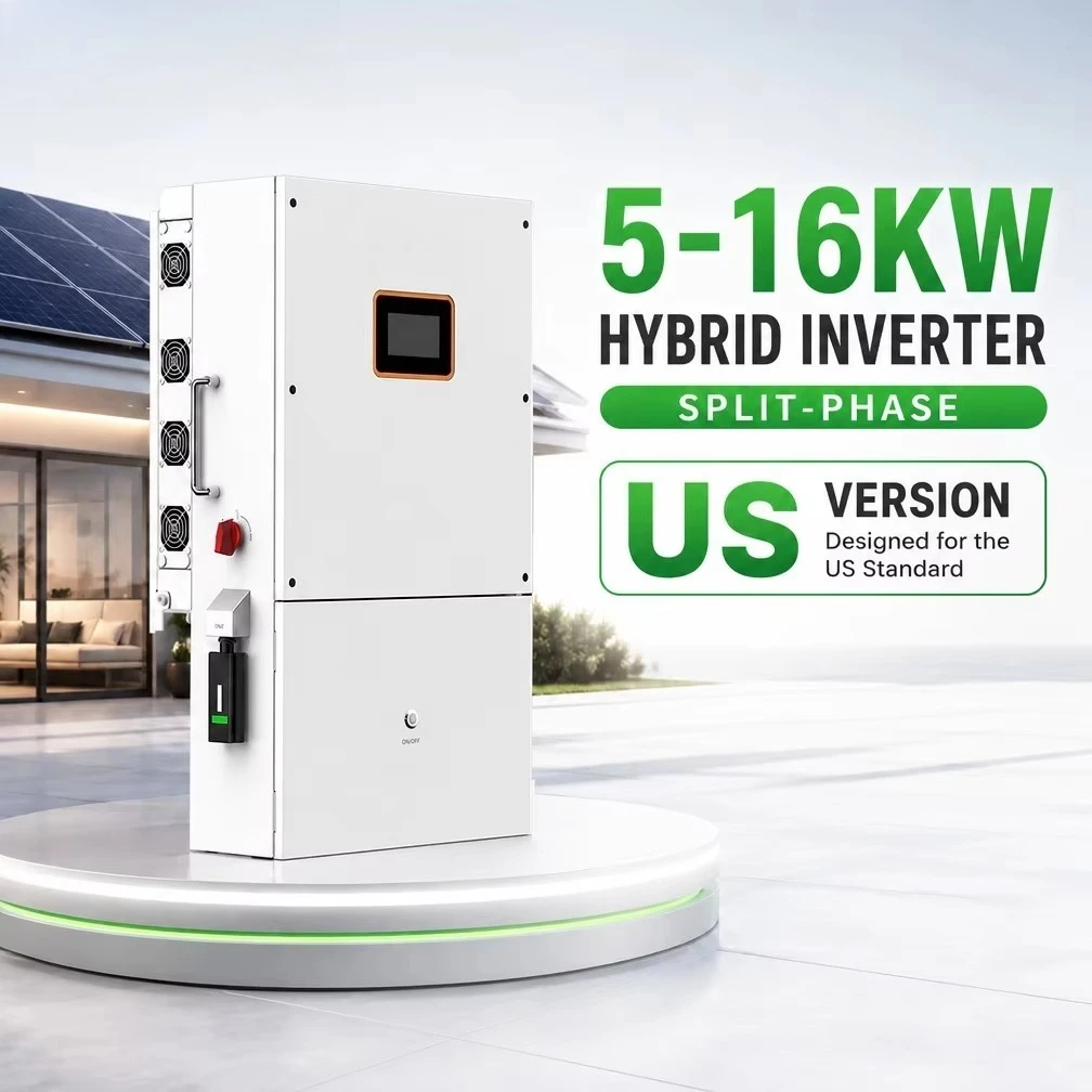 Whayo US Version 5kW 6kW 8kW 10kW 12kW 16kW  Hybrid PV Inverter Charger 120V 240V Split Phase Solar Converter