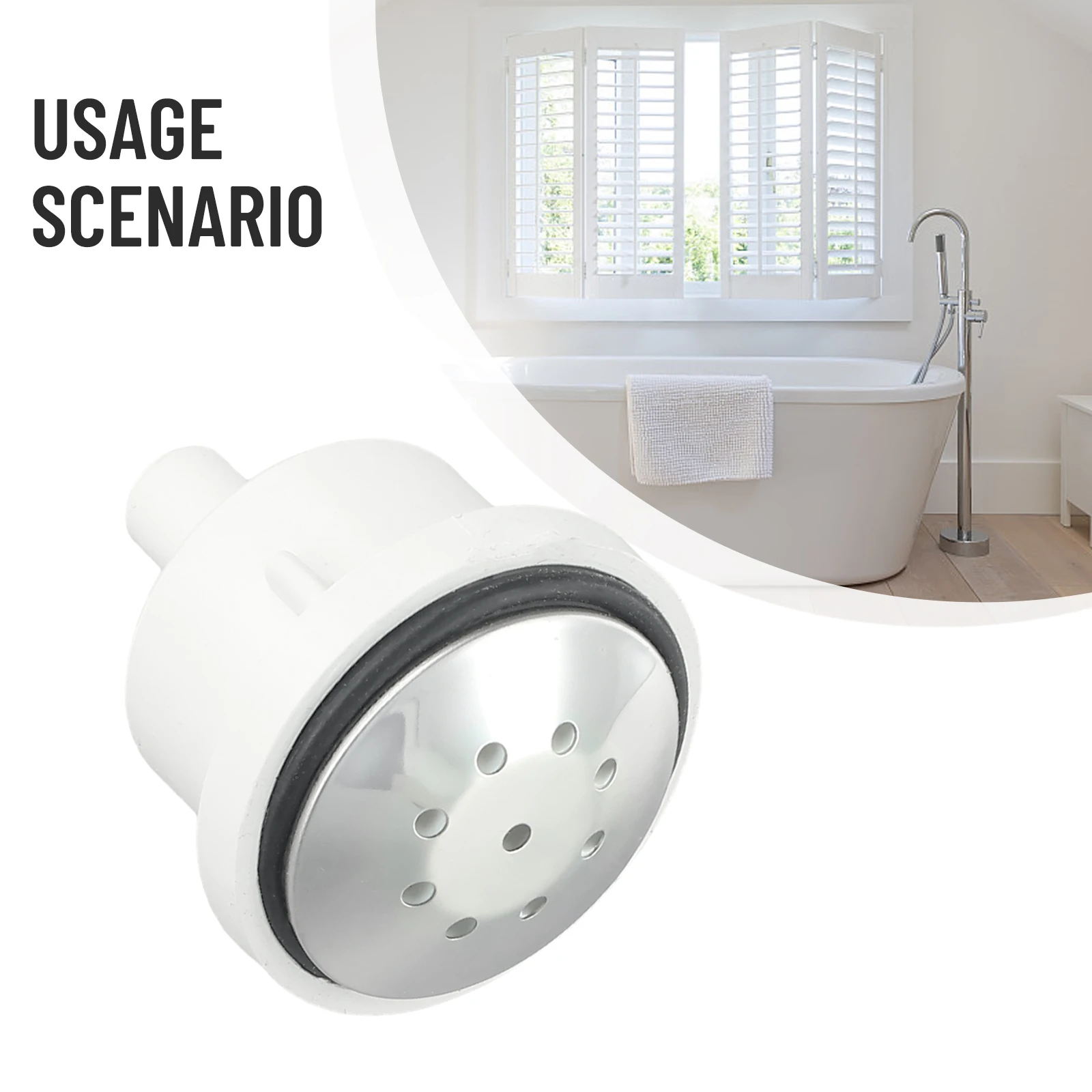 1pc  Bathtub Spa Bathtub Air Jet Massage Air Jet Nozzle Pool Air Bubble Nozzle Spring Swimming Pool Auto Bubble Jet High Quality