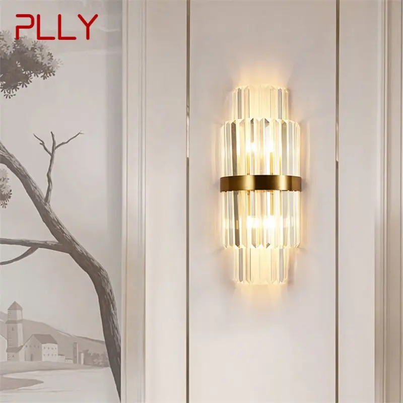 

·PLLY Simple Wall Lamp Modern LED Indoor Crystal Light Sconces Fixtures Decorative For Home Bedroom