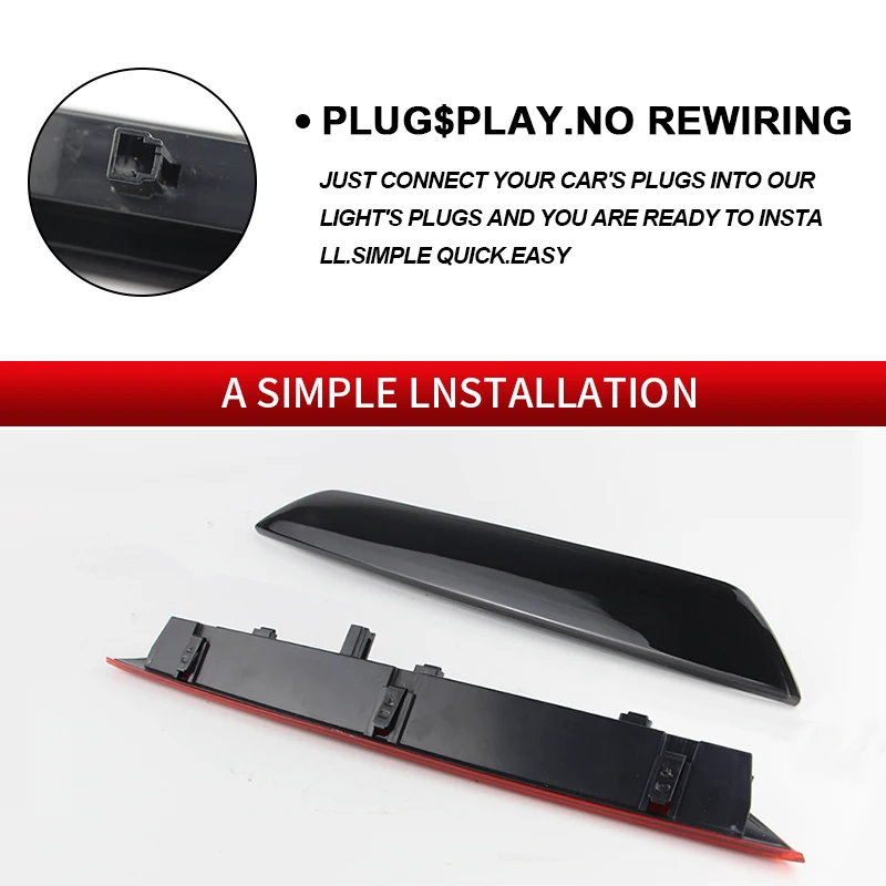 1PC LED High Mount 3rd Third Brake Light Canbus For Ford Tourneo Transit Custom 2012-2020 Tail Stop Warning Lamp Car Accessory