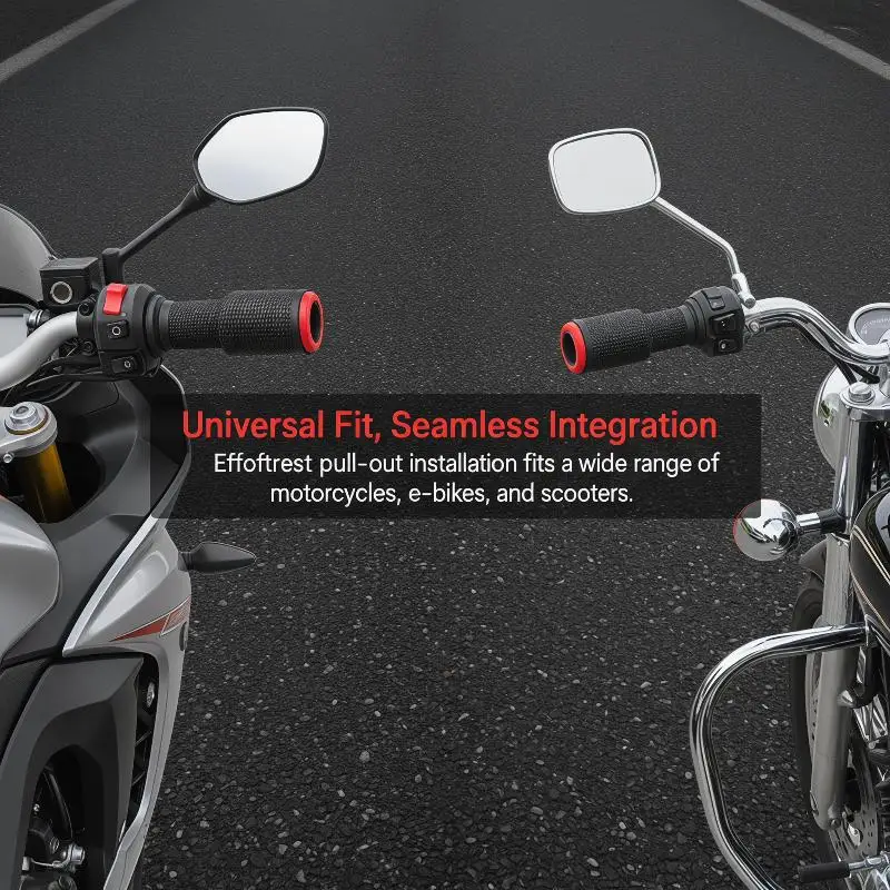 2Pcs Universal Motorcycle Handlebar Brake Cover Durable Protective Handlebar Covers for All Weather Riding