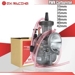 Universal Motorcycle Carburetor Motorcycles For Keihin PWK 33 34 35 36 38 40 42mm Racing 2T 4T Engine Motocross Pit Dirt Bike