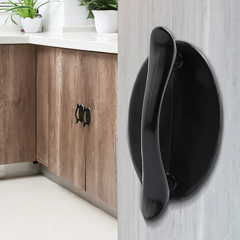 

2PCS Punch-free Self Adhesive Door Handles Kitchen Cupboard Door Pulls Furniture Drawer Door Knobs Hardware Decor Accessories