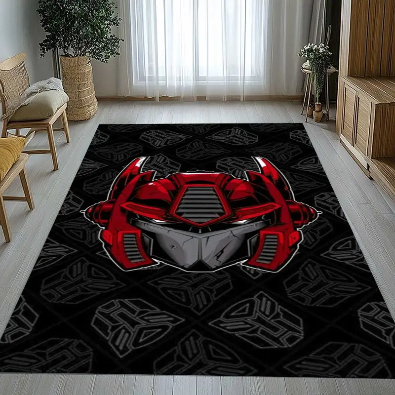 Autobots Transformers Optimus Prime Soft Non-Slip Large Area Rug for Living Room,Bedroom Playroom Carpet Mat for Sofa,Home Decor