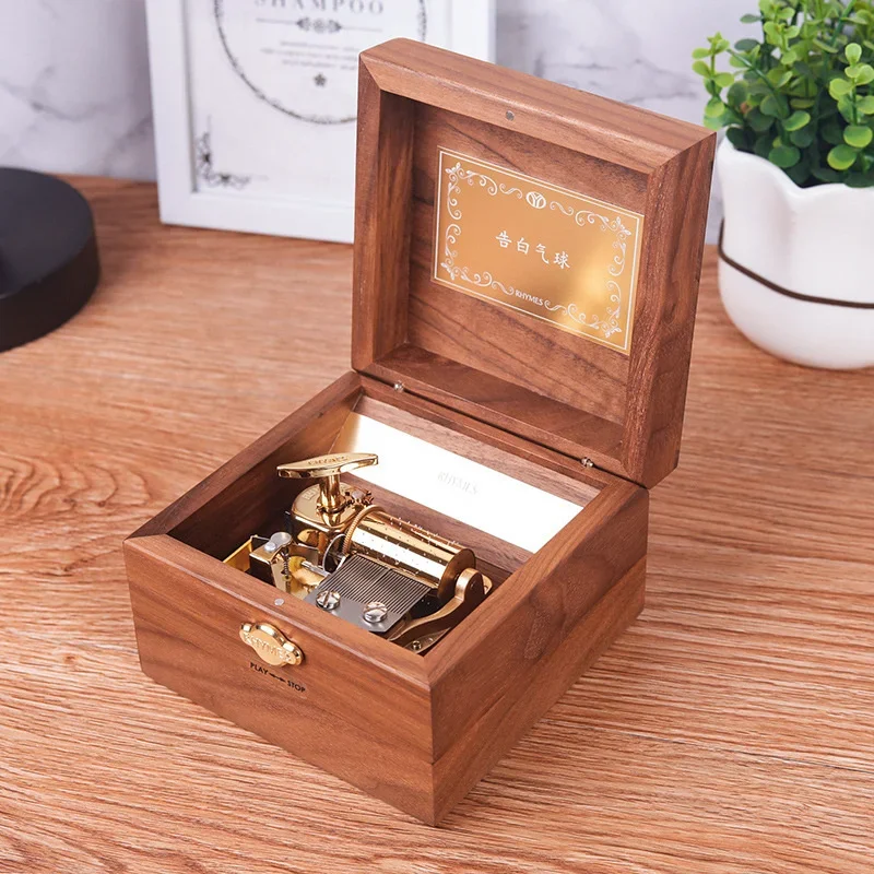 30-tone Custom Holiday Gift Jewelry Gift Box Jewelry Box Organizer Wooden Music Box