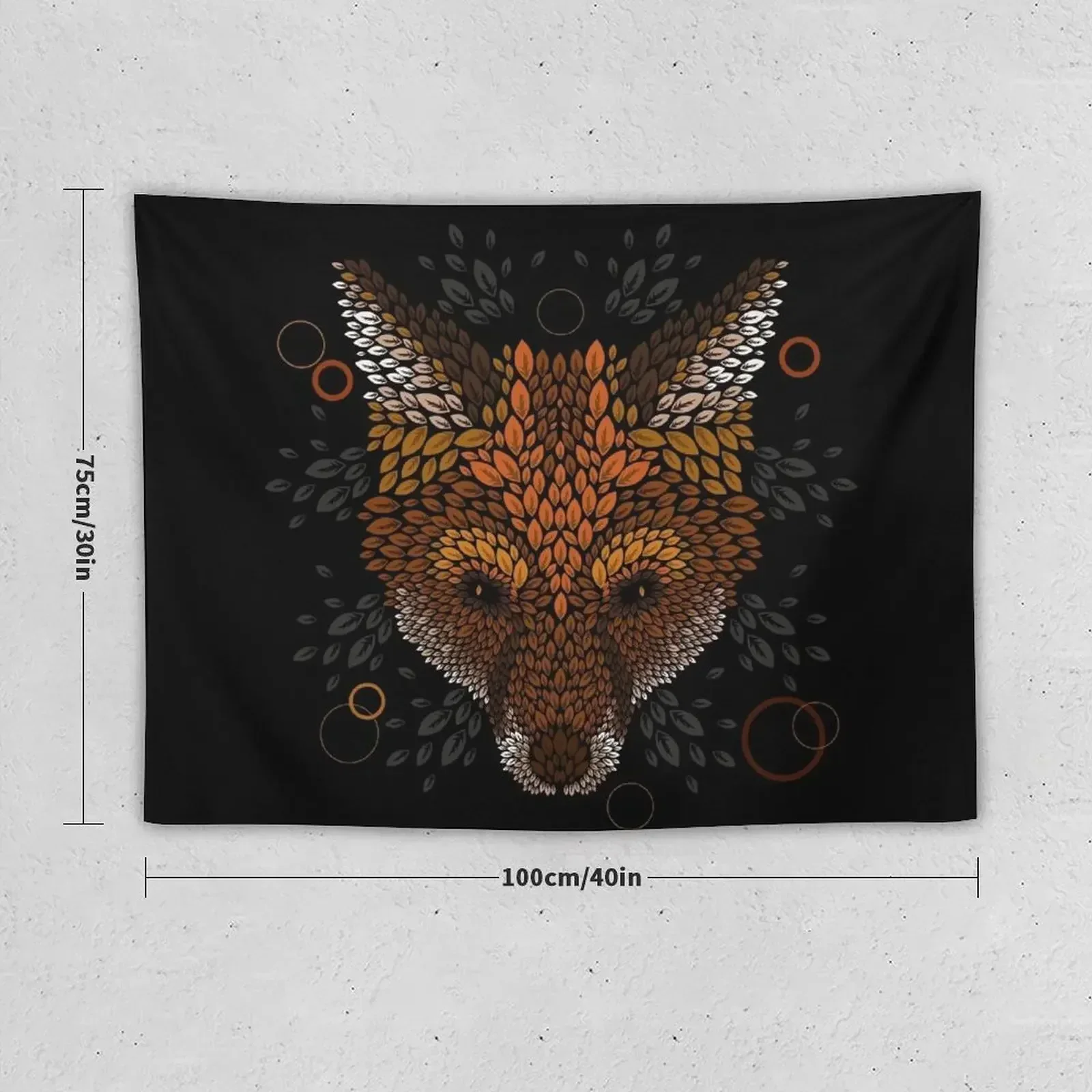 Fox Face Tapestry Things To Decorate The Room Decoration Aesthetic Decoration For Bedroom Tapestry