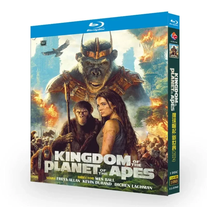Blu ray Ultra High Definition Film Rise of the Planet of the Apes 4 New World BD Disc CD Box Chinese and English Traditional