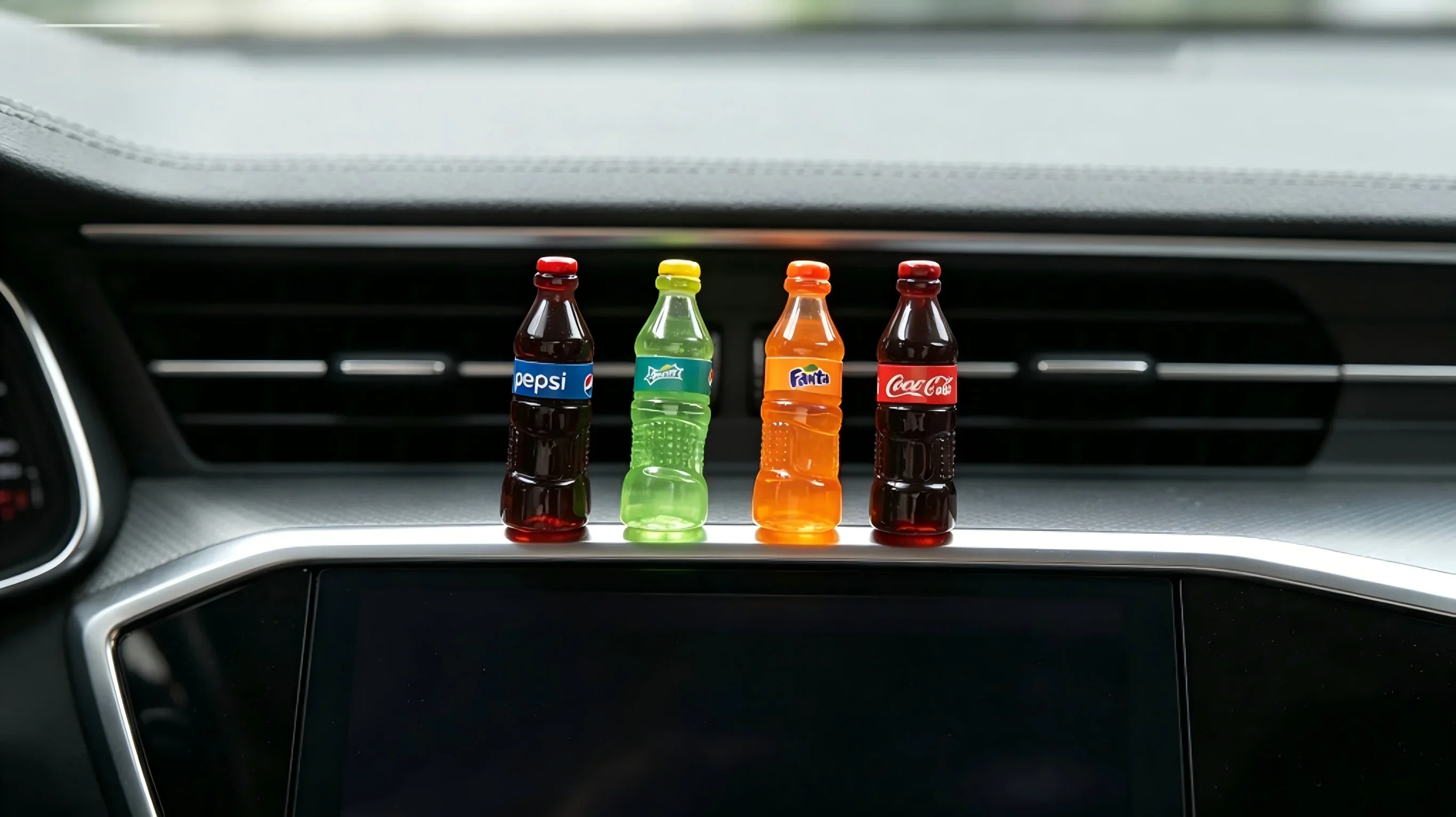 Accesorios de Resina de Simulación de Cola y Fanta, Juguetes Hechos a Mano, Miniatura de Botella de Sprite, Botella de Bebida Carbonatada