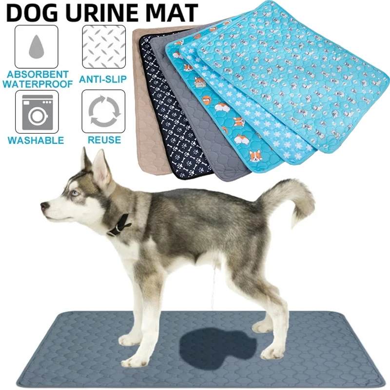 

Dog Pee Pad Blanket Reusable Absorbent Diaper Washable Puppy Training Pad Pet Bed Urine Mat for Pet Car Seat Cover Pet Supplies