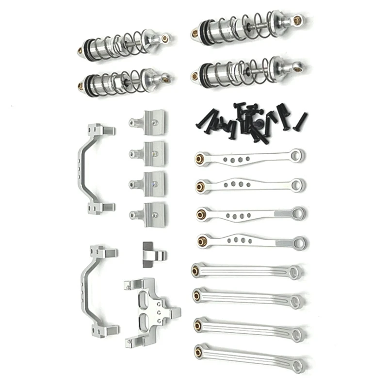 Ensemble de côtes de mise à niveau de siège de voiture RC, cadre de suspension, engrenage de direction, 1/16 WPL C64 C74, pièces de mise à niveau, le plus récent