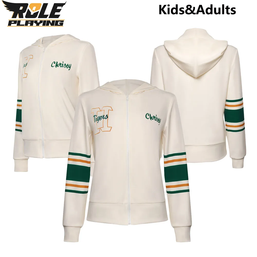 

Костюм для косплея «Крисси», женская толстовка с капюшоном в стиле фэнтези, ТВ ST 4, школьная форма Хокинса, куртка, пальто Disfraz для Хэллоуина, карнавальный костюм