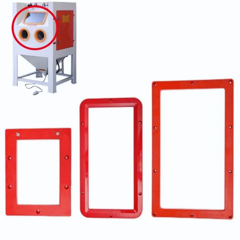 Accesorios para máquina  chorro  arena automática tipo caja Manual, estante  observación  ventanas  vidrio  plástico ABS, gran,