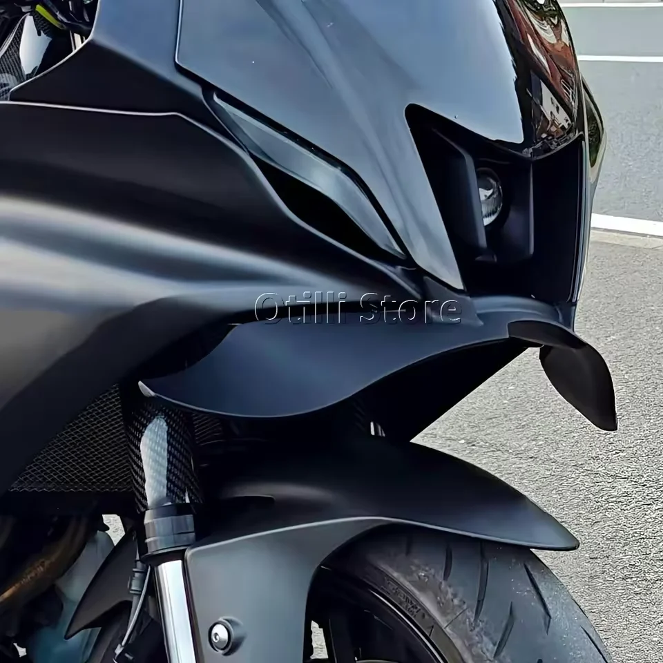 Motorcycle Sport Downforce Naked Forntal Spoilers Aerodynamic Wing Deflector For YAMAHA YZF R7 YZF-R7 YZFR7 Accessories ﻿