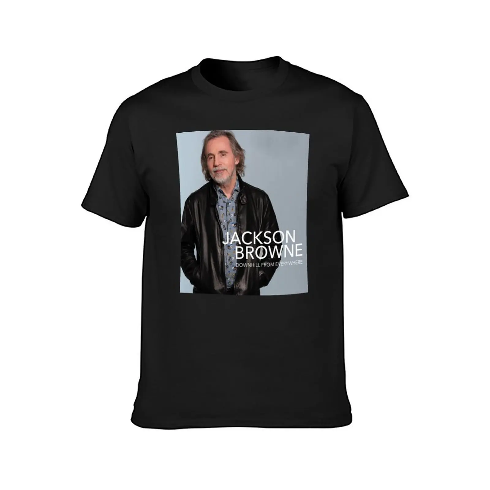 Camiseta de algodón para hombre, camisa de secado rápido, Jackson Browne Show Tour, 2022