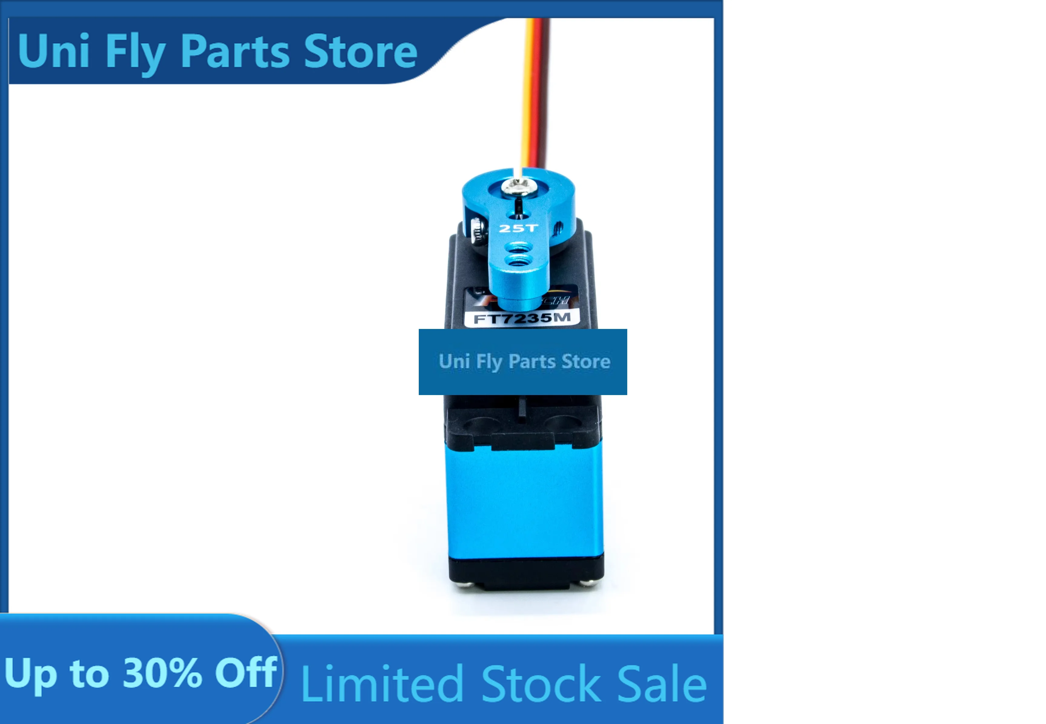 Feetech FT7235M HV Coreless Servo 30KG Waterproof Full Aluminum Case Digital RC Servo With Steel Gear Toy Robotics Claw CUniFly