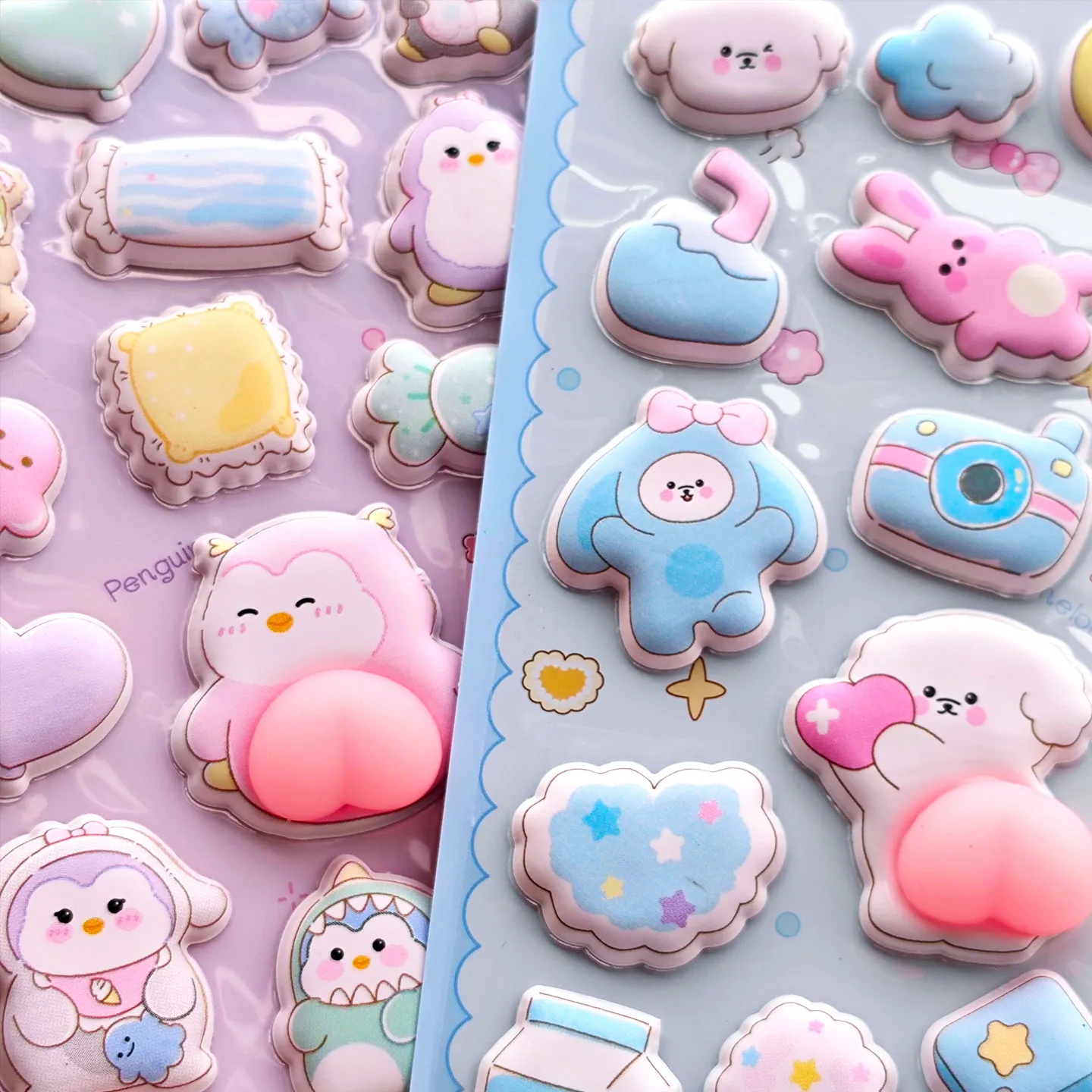 

Милые мягкие объемные 3D-наклейки: Пингвин, мультяшные животные. Наклейки для скрапбукинга, DIY-журналов, канцелярских принадлежностей, декора. Подарок для школы.