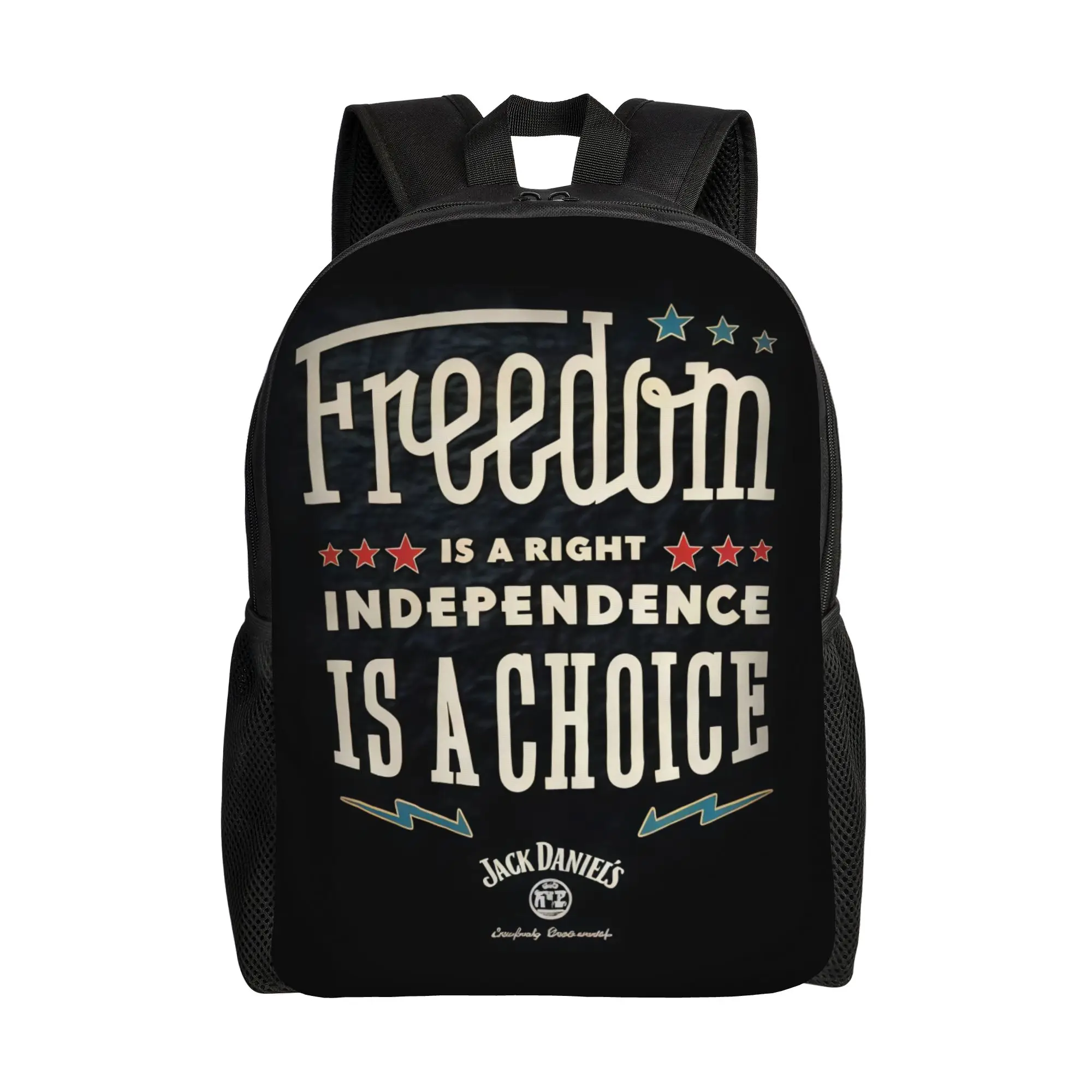 

Рюкзак JJack Daniel'sS Freedom is a Right JJack Daniel'sS для офисных работников, вместительный, для повседневного использования, к началу учебного года