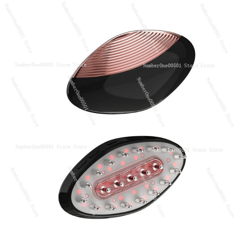 Microcurrent Pulse Red Light Meridian Electric Multifunctional Head Dense Hair Development Laser Liquid Guide Massage Comb