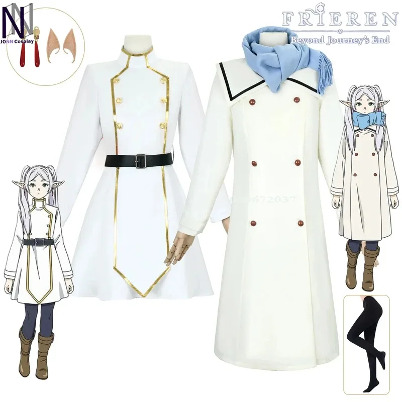 

Friar Winter Mage Cosplay Costume Elf Outfit Beyond Journey's End Anime Dress Women Magic Cosplay Roleplay Suit Halloween