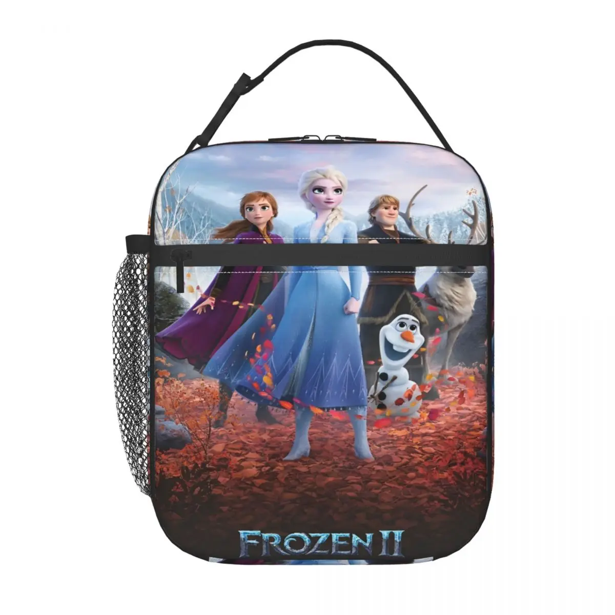 Frozen Princess Merch Insulated Lunch Bag For Office Storage Food Boxes Portable Thermal Cooler Bento Box