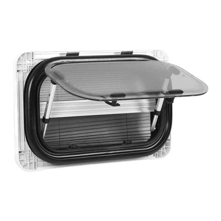 أكريليك مزجج مزدوج للقافلة ، سبائك الألومنيوم ، مقطورة RV ، تشمل ستائر ونوافذ للبعوض ،-من من من الأكريليك