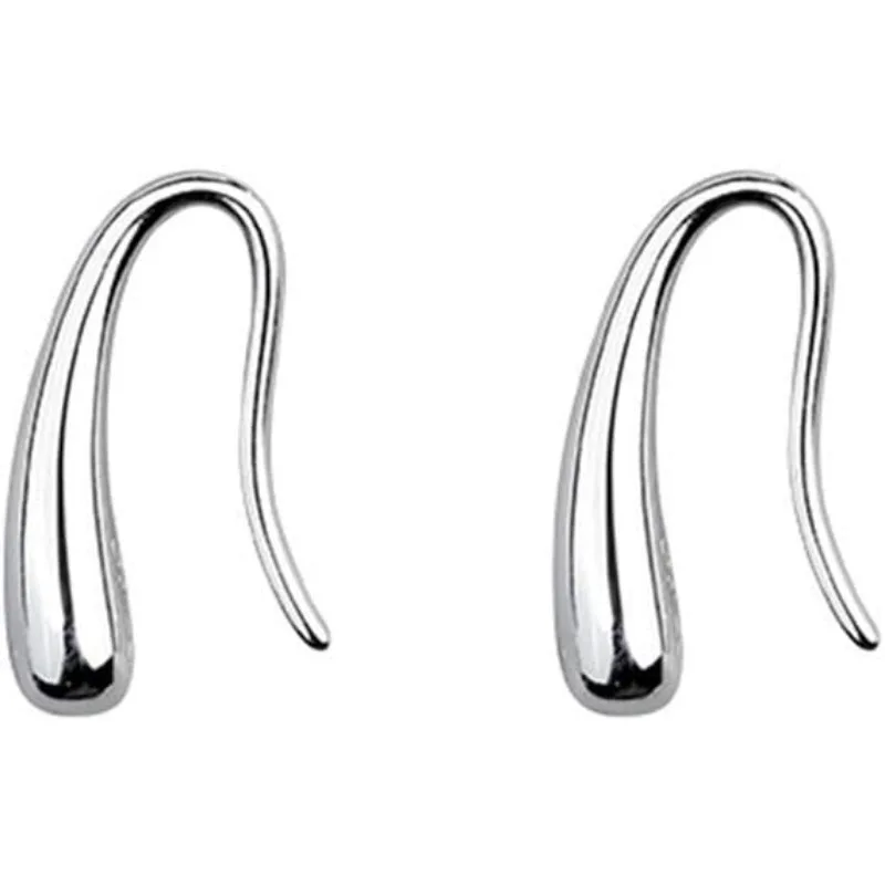925 Sterling Silver Teardrop Earrings Drop for Women Teens Waterdrop Earrings Small Hook Earrings