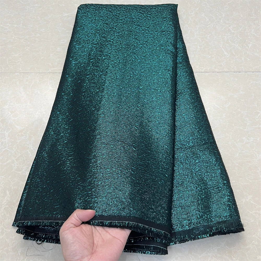 Latest African Jacquard Gilding Lace Fabric High Quality French Organza Brocade Lace Fabric Nigerian For Women Party Dress