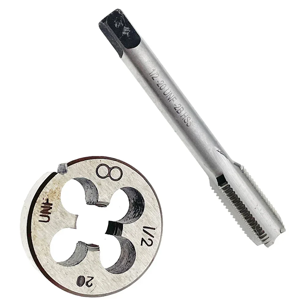 1/2-20 Tap and Die Set RH 1/2x20 Tap & Die Set Right Hand 1/2 - 20 Threading Tool 1/2 x 20 Tap Die Set High Speed Steel