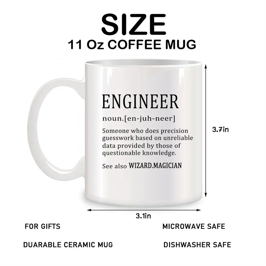 Engineer Someone Who Does Precision Mugs For Student New Licensed Birthday Gifts Novelty Coffee Ceramic Tea Cups White 11 oz mug