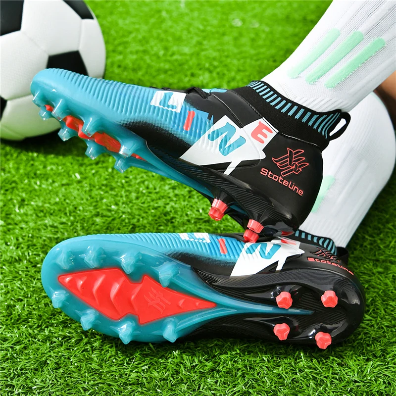 

Футбольные бутсы Artificial Grass AG для молодежи, удобные дышащие футбольные бутсы унисекс для тренировочных матчей