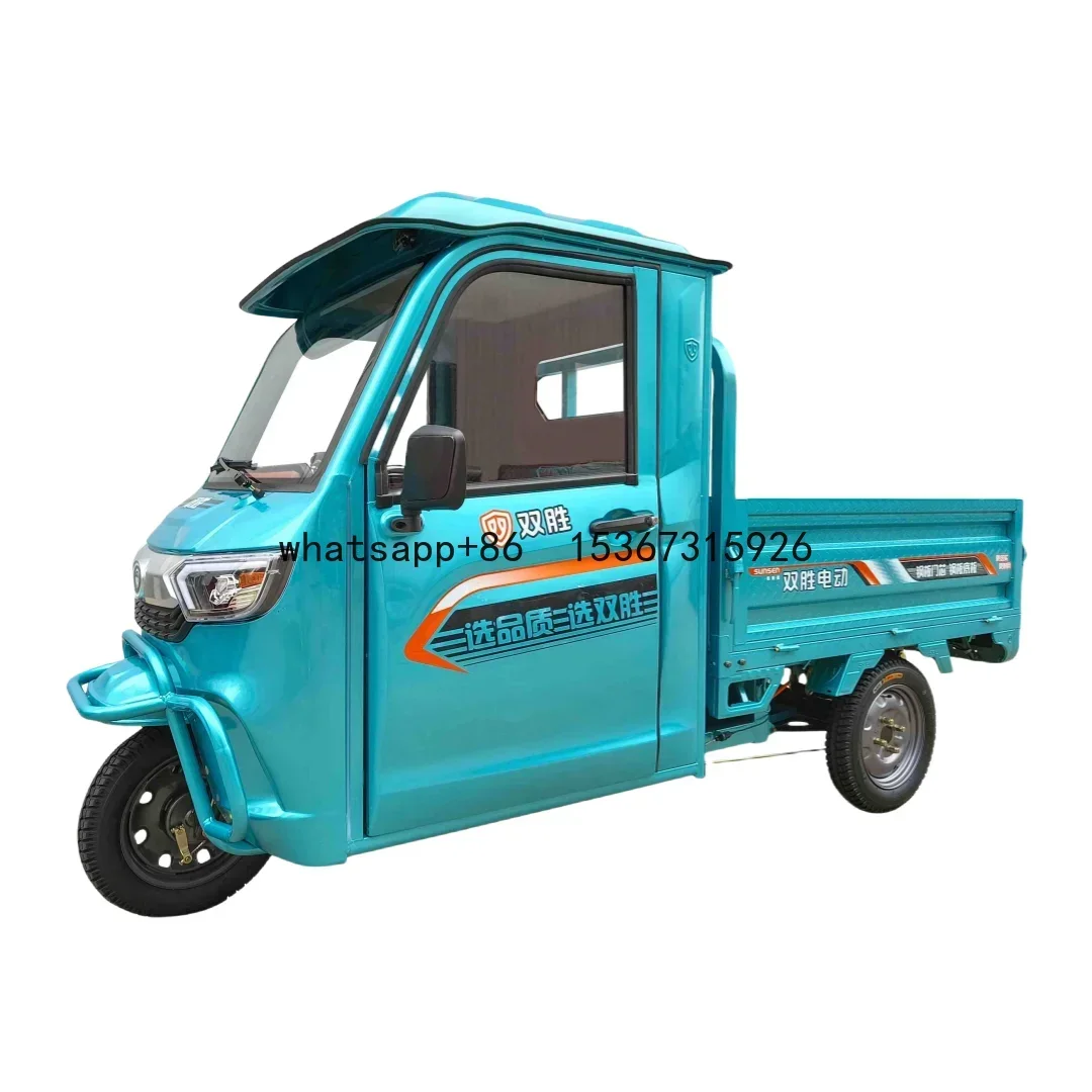 

Manufacturer 3 Wheel Bike Electric Tricycles Scooter Building Materials Delivery Cargo Tricycle(72V 1200/1800W)