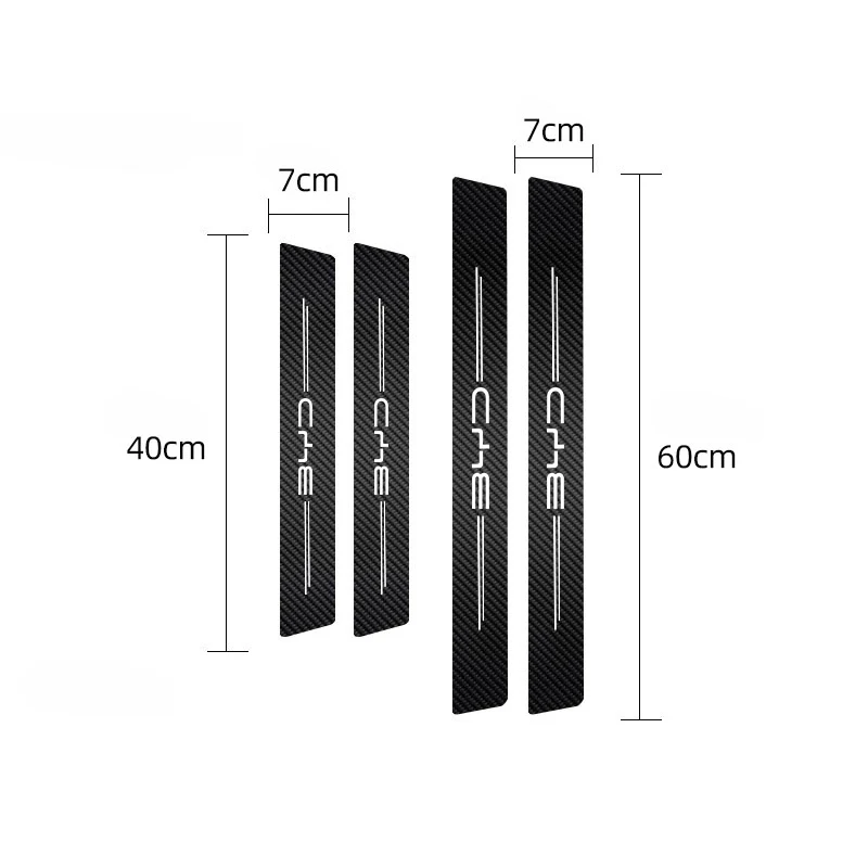 4Pcs Car Door Sill Anti-scratch Stickers Decorative Strip For BYD Atto SEAL Sealion 7 Seal U e5 Yuan Han Tang Song Qin Dolphin