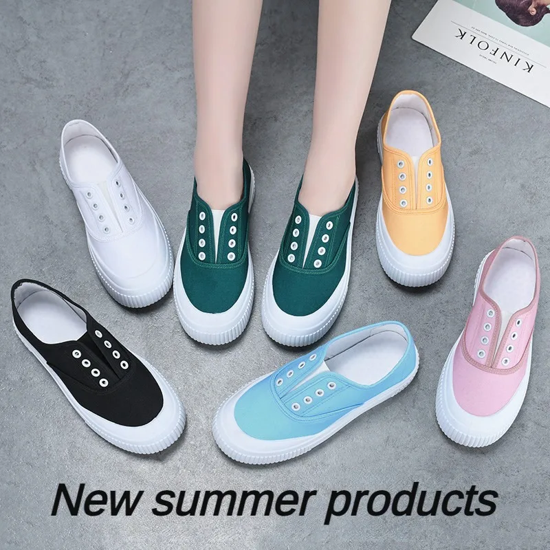 Candy Color 2024 Spring/Summer New Women\'s Shoes Breathable Upper Soft and Durable Big Sole Comfortable Women\'s Shoes