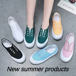 Candy Color 2024 Spring/Summer New Women's Shoes Breathable Upper Soft and Durable Big Sole Comfortable Women's Shoes