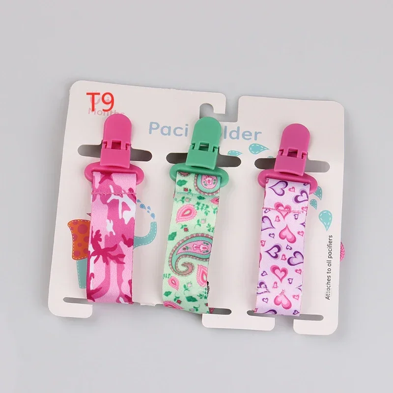 3 stks/set Baby Fopspeen Clips Fopspeenketting Dummy Clip Tepel Houder Voor Tepels Kinderen Fopspeen Clip Fopspeen Houder Attache