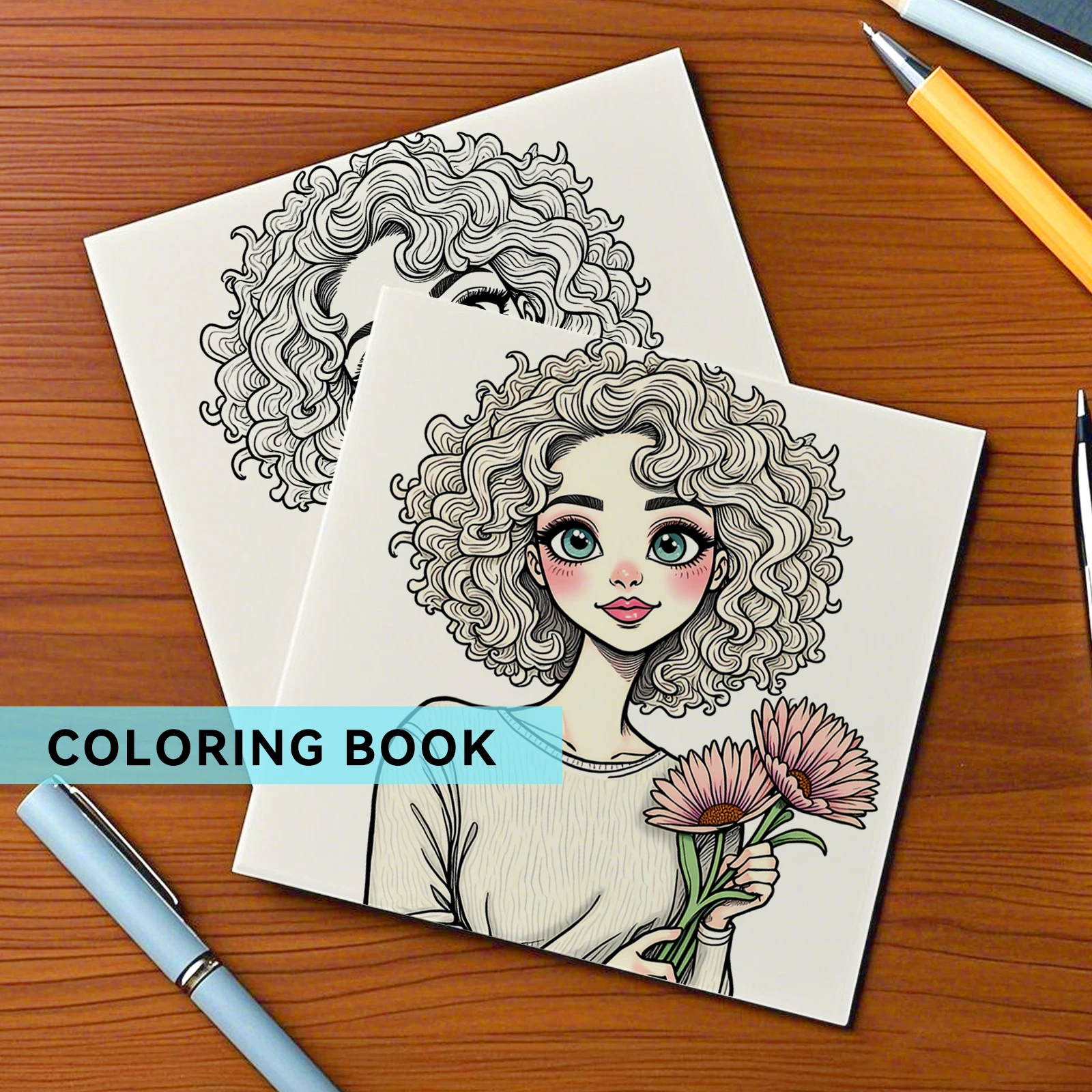 1pc Libro da colorare artistico 24 pagine Ragazza Modelli Regalo per la festa di compleanno Alleviare lo stress Kill Time Graffiti Pittura Disegno per adulti