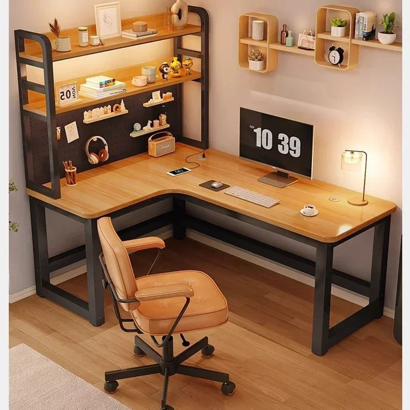 Creative Corner Computer Desk for Study Simple Desktop Artificial Board Desks Modern Easy To Clean Household Room Desk for Hotel